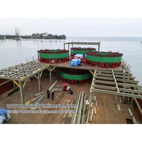 Offshore Tin Placer Ore Gravity Beneficiation Solution