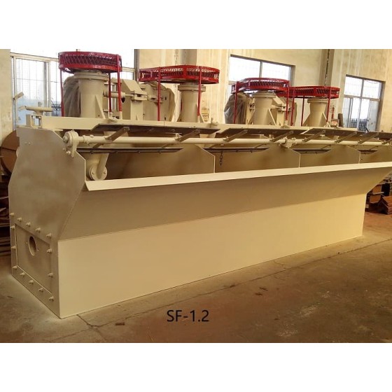 Self-absorbing mechanical agitation flotation machine